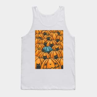 More Black Cats In The Pumpkin Patch Tank Top